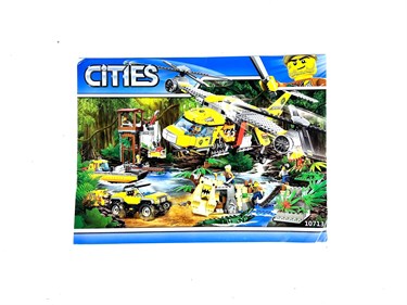 Конструктор Cities 10713 — Джунглевая экспедиция с вертолётом и животными 3056 Конструктор Cities 10713 — Джунглевая экспедиция с вертолётом и животными 3056