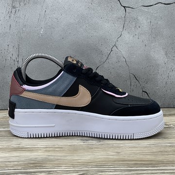 Nike Air Force 1 Shadow Black Metallic Red Bronze