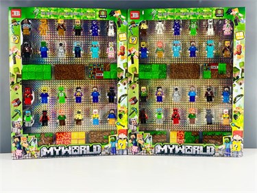 Новый набор фигурок My World -каждая фигурка подвижная! 3089