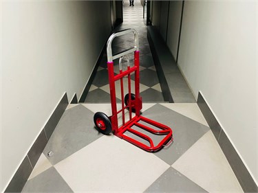 Тележка складная до 150 кг (красная) 3134