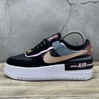 Nike Air Force 1 Shadow Black Metallic Red Bronze - фото 10212