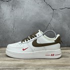 Nike Air Force 1 Low White/Brown Casual - фото 10748