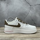 Nike Air Force 1 Low White/Brown Casual - фото 10751